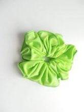 Load image into Gallery viewer, Flo Green Girls and Ladies Lycra Scrunchies
