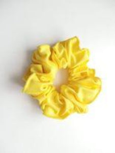 Yellow Girls and Ladies Lycra Scrunchies