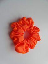 Load image into Gallery viewer, Orange Girls and Ladies Lycra Scrunchies
