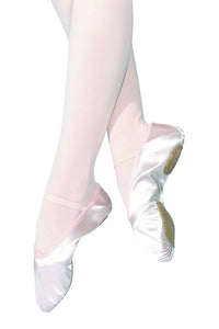 Pink Childrens and Adults Satin Ballet Shoes 