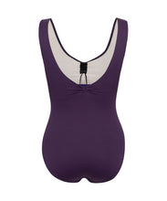 Load image into Gallery viewer, Purple Girls and Ladies Sleeveless Cotton Lycra Dance Leotard

