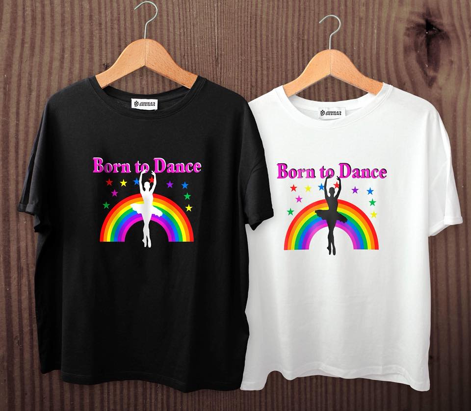 Dance T-Shirt with the slogan Born to Dance