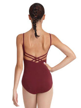 Load image into Gallery viewer, Burgundy Adults V-Neck Camisole Leotard
