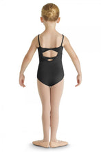 Load image into Gallery viewer, Glitter Bow Front Yoke Cami Leotard
