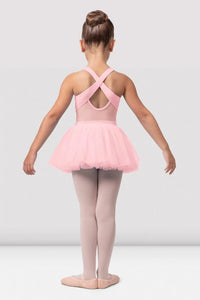 Girls Isabeau Cross Back Tutu Dress