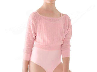 Pink Girls Chevron Batwing 3/11 Sweater