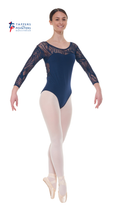 Load image into Gallery viewer, Elegance 3/4 Length Sleeved Leotard with Sweetheart Neckline
