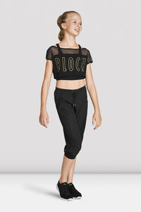 Girls Bloch Perforated Pants