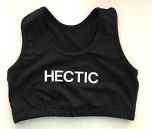 Load image into Gallery viewer, Hectic Logo Racer Back Crop Top
