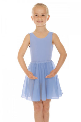 Sky Blue Girls Chiffon Dance Skirt