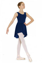 Load image into Gallery viewer, Navy Girls Wrapover Dance Skirt
