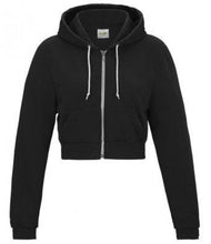 Load image into Gallery viewer, Black Girls Cropped Hoodie
