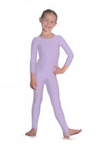 Load image into Gallery viewer, Lilac Childrens and Adults Long Sleeve Dance Unitard
