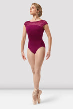 Load image into Gallery viewer, Ladies Emma Cap Sleeve Leotard
