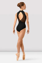 Load image into Gallery viewer, Ladies Jade Zipper Front Camo Print Leotard
