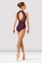 Load image into Gallery viewer, Ladies Jade Zipper Front Camo Print Leotard

