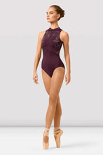 Load image into Gallery viewer, Ladies Jade Zipper Front Camo Print Leotard
