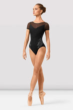 Load image into Gallery viewer, Ladies Adalia Boat Neck Camo Print Leotard
