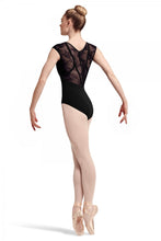 Load image into Gallery viewer, Ladies Hava Cap Sleeve Leotard with lace back
