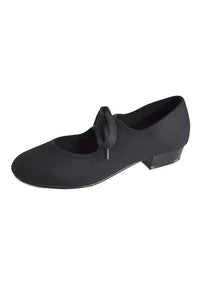 Black Childrens and Adults Canvas Tap Shoes