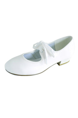 White Childrens and Adults PU Tap Shoes