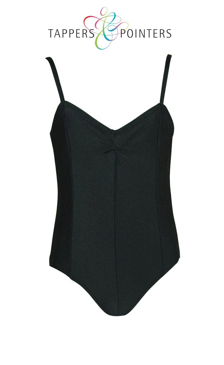 Leo6 Camisole Panelled Leotard Ruched Front