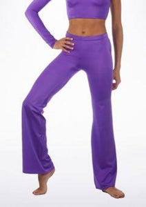 Purple Girls and Ladies Jazz Dance Pants