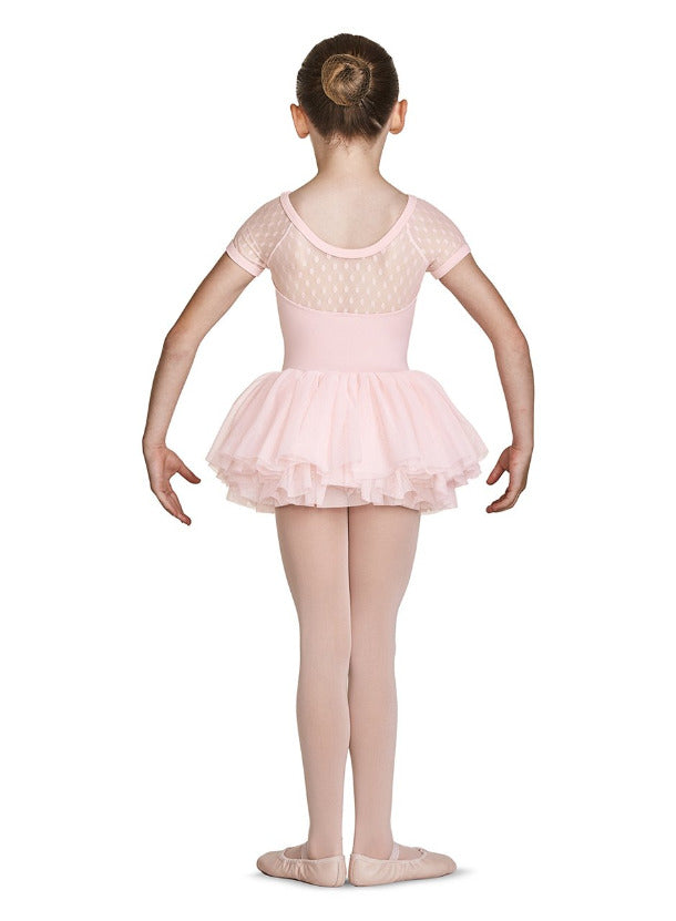 Pink Girls Mirella Tutu Leotard Back View