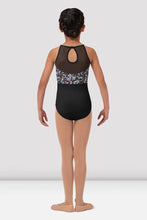 Load image into Gallery viewer, Girls Mirella Ditsy Floral Halterneck Leotard
