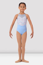 Load image into Gallery viewer, Girls Mirella Ditsy Floral Halterneck Leotard

