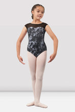 Load image into Gallery viewer, Girls Mirella Sweethear Neck Cap Sleeve Leotard
