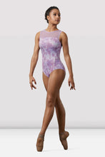 Load image into Gallery viewer, Childrens and Ladies Mirella Watercolour High Neck Leotard
