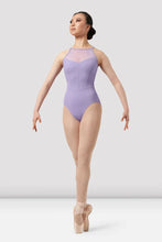 Load image into Gallery viewer, Ladies Mirella Chevron Halterneck Leotard
