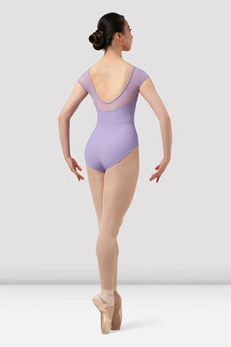 Ladies Mirella Chevron Boat Neck Leotard