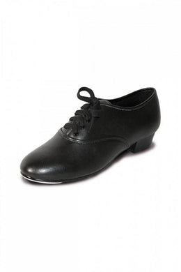 Black Childrens and Adults Oxford Tap Shoe