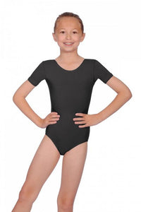Prim Black Cap Sleeve Dance Leotard