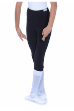 Load image into Gallery viewer, Black Boys and Mens Stirrup Dance Tights
