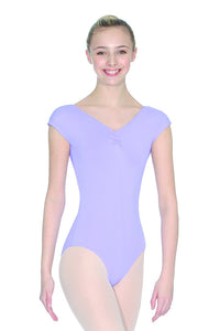 Lilac Girls and Ladies Cap Sleeve Leotard