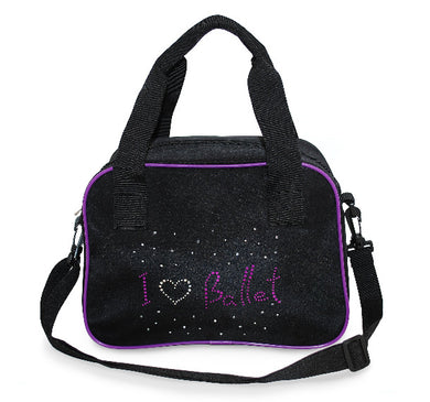 Black Childrens Shoulder Dance Bag