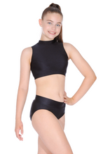Load image into Gallery viewer, Black Girls and Ladies Sleeveless Turtle Neck Crop Top
