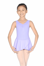 Load image into Gallery viewer, Lilac Girls Sleeveless Skirted Leotard
