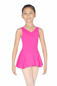 Mulberry Girls Sleeveless Skirted Leotard