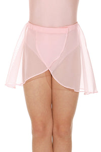 Pink Girls Georgette Dance Skirt