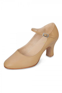 Tan Childrens and Adult 3" Heel Character Shoe