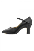 Load image into Gallery viewer, Black Childrens and Adult 3&quot; Heel Character Shoe
