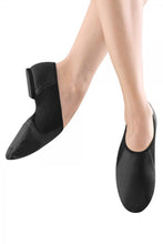 Load image into Gallery viewer, Black Childrens and Adults Split Sole Neo-flex Slip On Jazz Shoes
