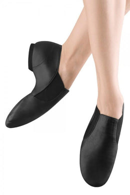 Mens Split Sole Pull On Elasta Bootie Jazz Shoes