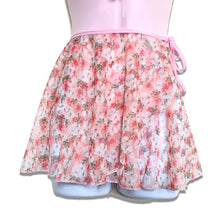 Load image into Gallery viewer, Aurora Girls Floral Wrap Dance Skirt
