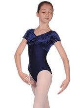 Load image into Gallery viewer, Navy Girls and Ladies Dance Leotard
