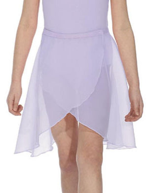 Lilac Girls Georgette wrapover Dance Skirt